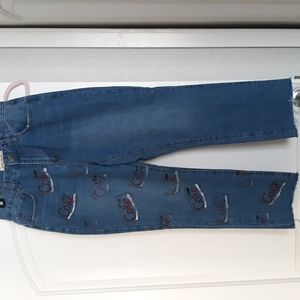 Custom Diet Coke print jeans